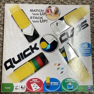 Quick cups Family Game, 2 to 6 players good for age 6+